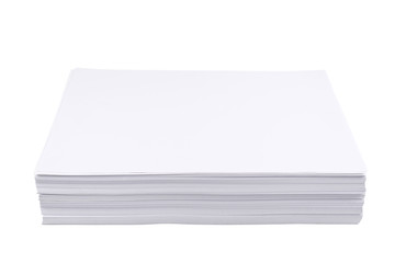 Stack of a4 size white paper sheet