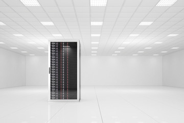 Data center with a single rack - 52752887