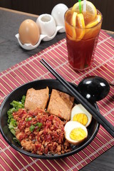 ミンチライス