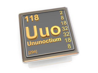 Ununoctium. Chemical element.