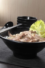 砂肝の麺