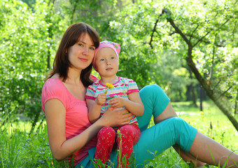 family outdoors