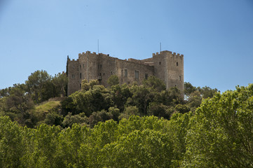 Fototapeta na wymiar La Roca Del Valles castle