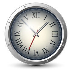 Vector analog clock