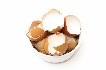 bowl with broken egg