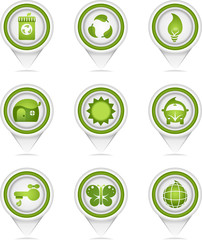 green nature pointers