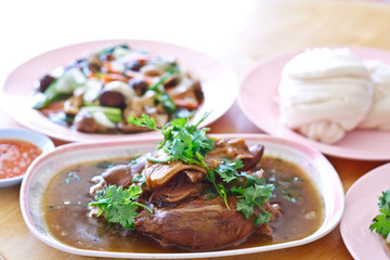 Pork leg stew