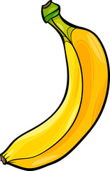 banana fruit cartoon illustration