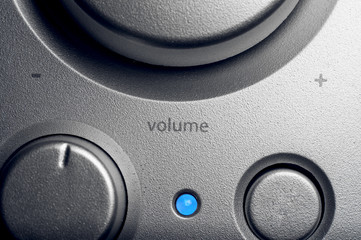 Speakers volume control knos