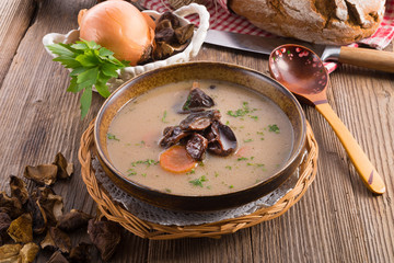 stone mushroom soup