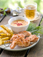 Chicken kebabs