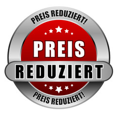 5 Star Button rot PREIS REDUZIERT PR PR