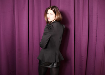 Fototapeta premium junges Model mit Blazer