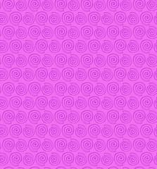 Obraz na płótnie Canvas Pink contour spiral seamless pattern