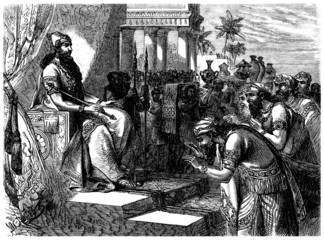 Persia : King - Court Scene - Antiquity