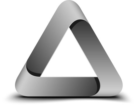 Impossible triangle sign