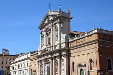 Fototapeta na wymiar Rome church - Saint Susanna church