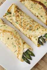 Crepes agli asparagi