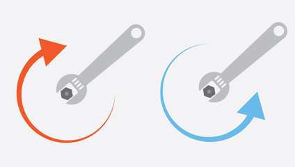 Isolated wrench tightening or loosening