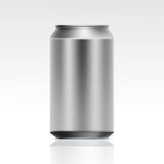 Vector Realistic Metal Can