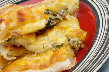 Cheese and Greens Pie
