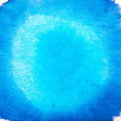 Blank Blue Abstract Watercolor Macro Texture Background