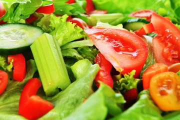 salad with vegetable