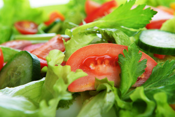 salad with vegetable