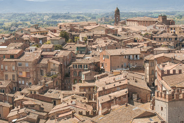 Siena View From Mangia's Tower