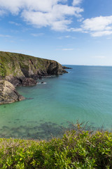 Caerfai Bay Pembrokeshire Wales UK