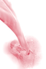 strawberry milk splash