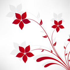Beautiful abstract background with flowers.
