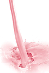 strawberry milk splash