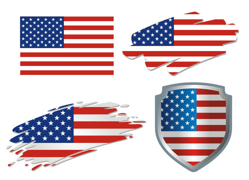 various Flags USA