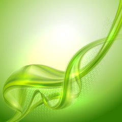 Green abstract background.