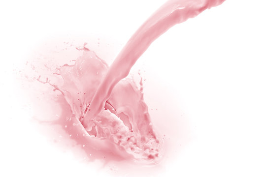 strawberry milk splash