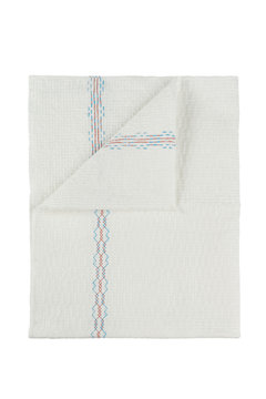 Microfiber cleaning towel over white background