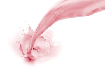 strawberry milk splash