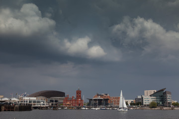 Naklejka premium Cardiff 