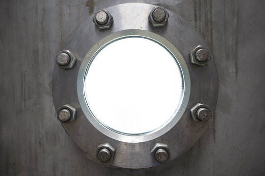 metal porthole