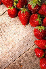 strawberries background