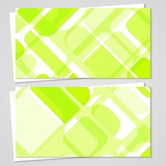 Obraz premium Vector business-card set for your design, abstract Illustration.