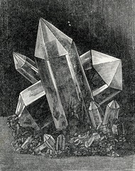 Quartz crystal cluster