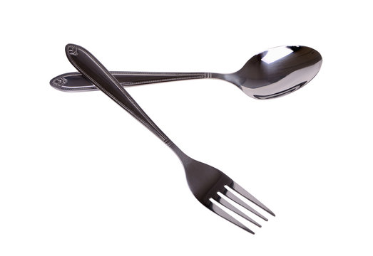 Spoon and fork