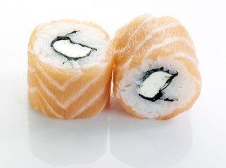 sushi with salmon