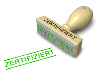 Stempel ZERTIFIZIERT