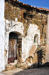 Fototapeta na wymiar Architektury wiejskiej Garrovillas z Alconetar, Cáceres