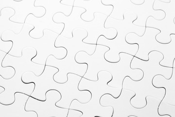 Part of completed white puzzle