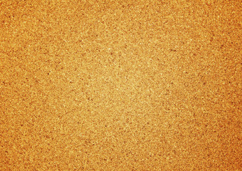 Blank cork board