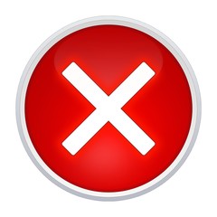 Obraz premium fail button rot